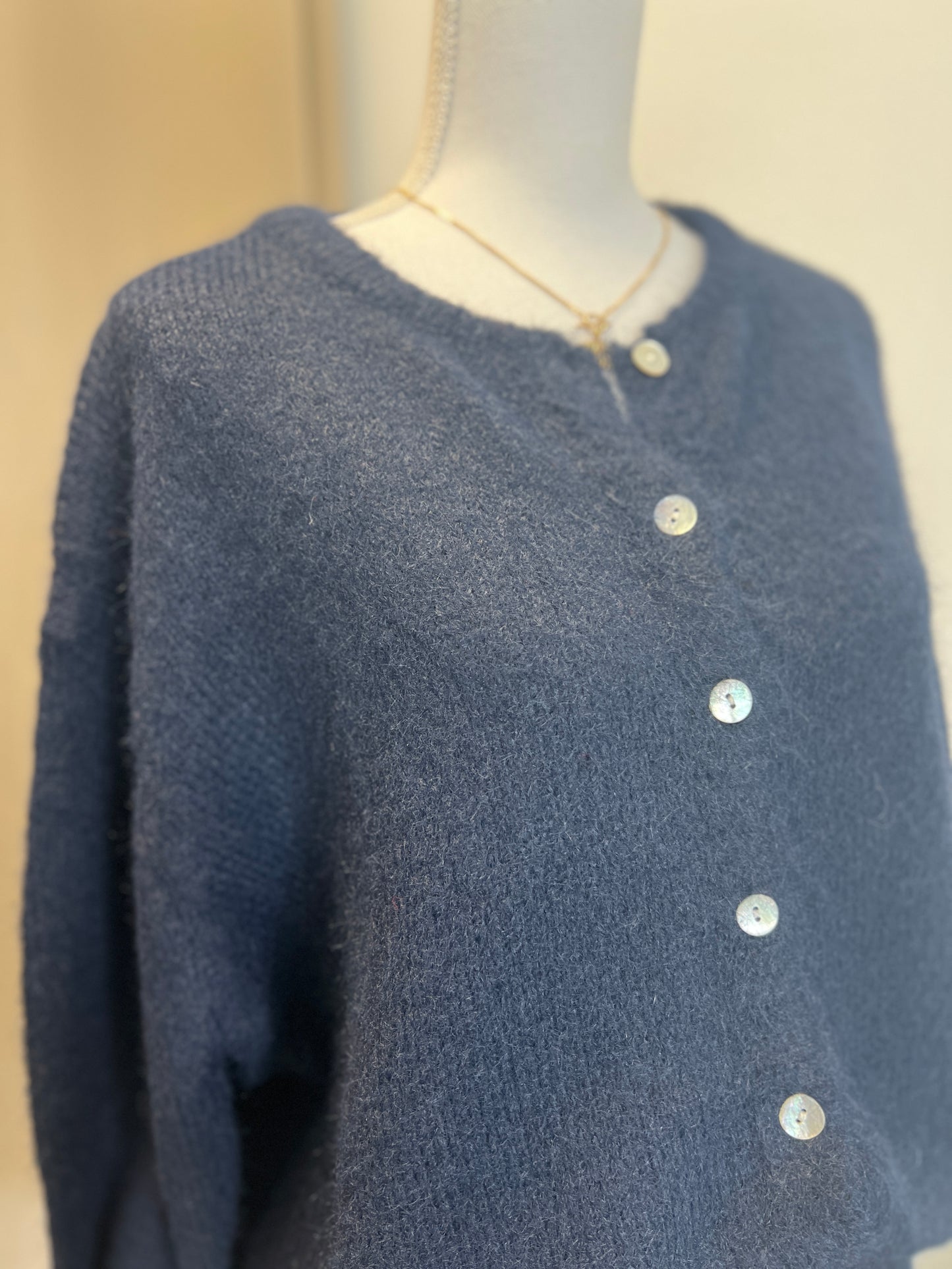 GILET LOUANE BLEU MARINE