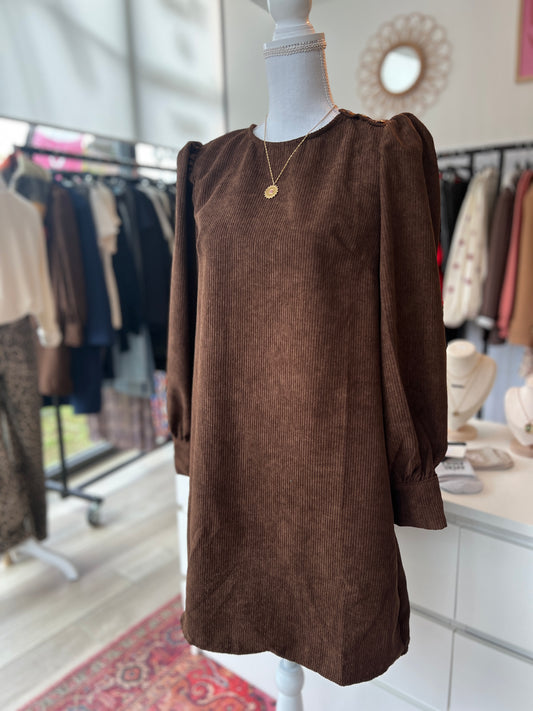 ROBE BRUNE marron